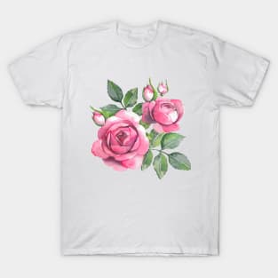 Branch of pink roses T-Shirt